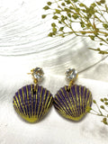 Single scallop dark purple
