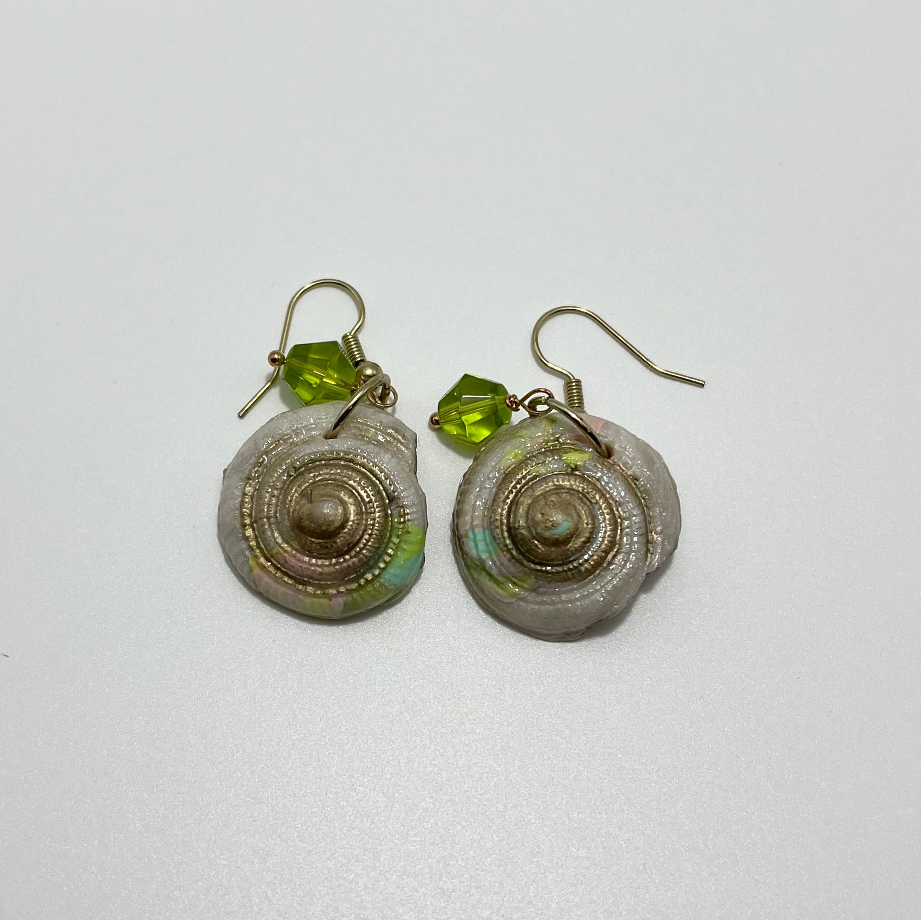 Circular Shell Earrings