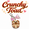 Worry Stone - Brown Dog (Keychain With Charm)