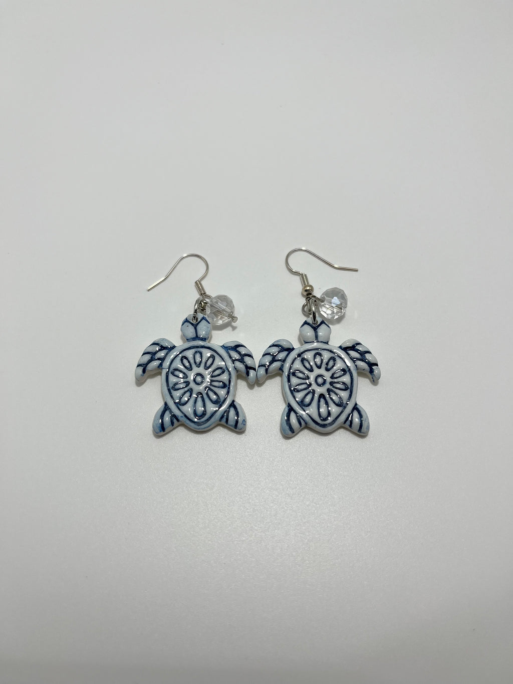 Turtle Earrings (Blue)
