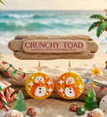 Tropical snowman earrings