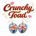 Blue Flower Earrings