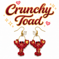 Lobster Earrings (Gold Color)