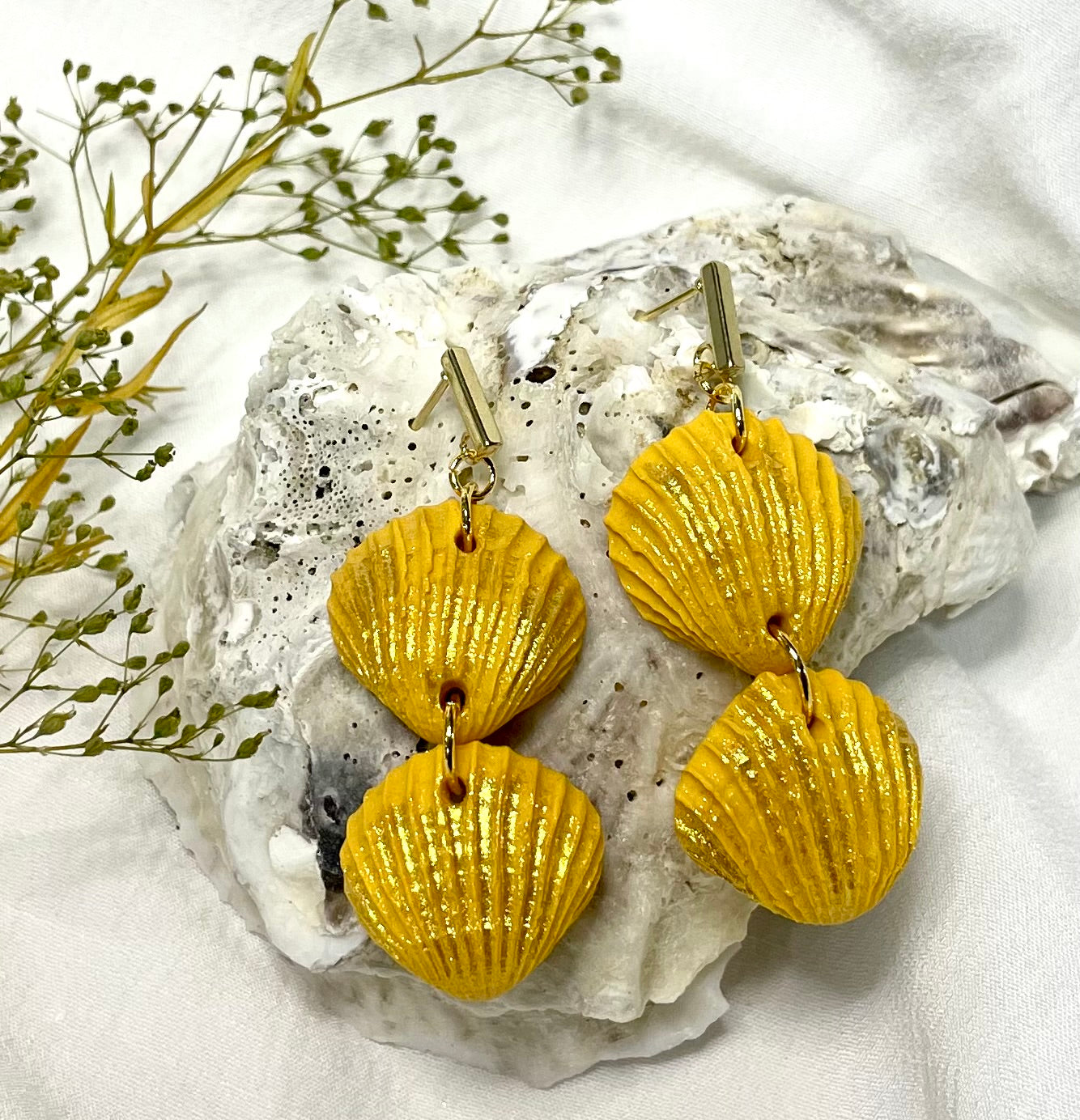 Yellow with gold