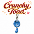 Blue Cat Worrystone Keychain