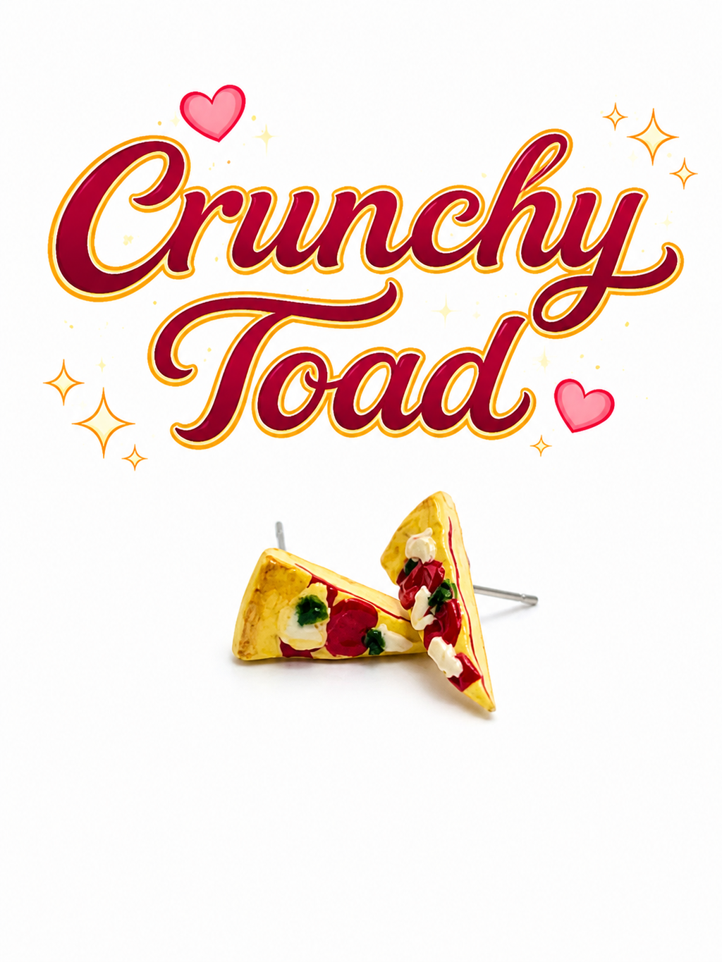 Pizza Earrings
