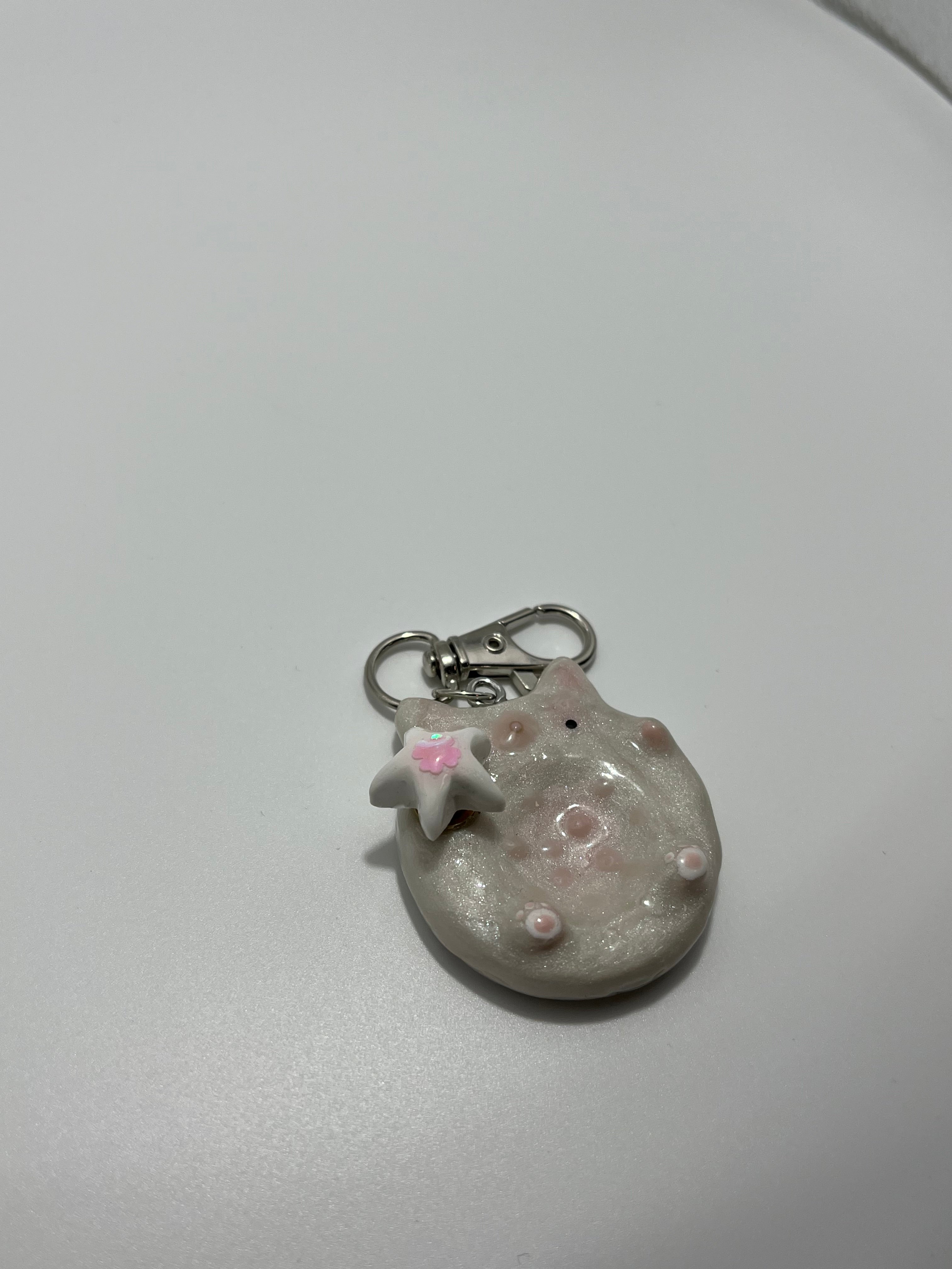 Cat Worry Stone (Fidget/Keychain)