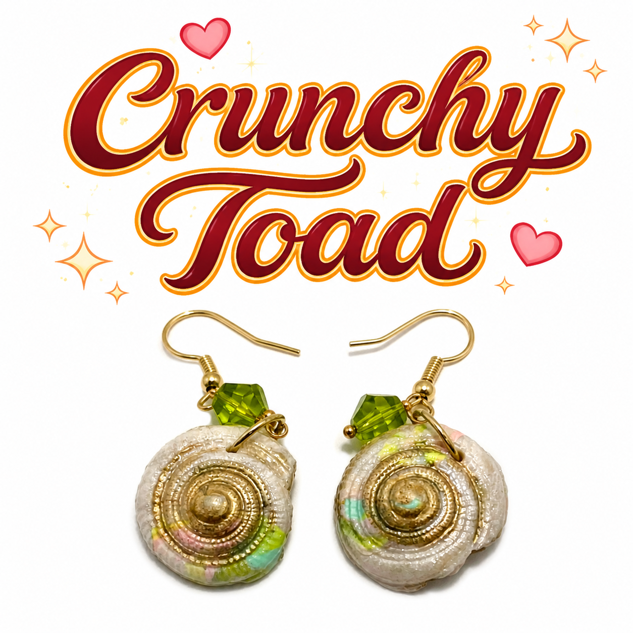 Circular Shell Earrings