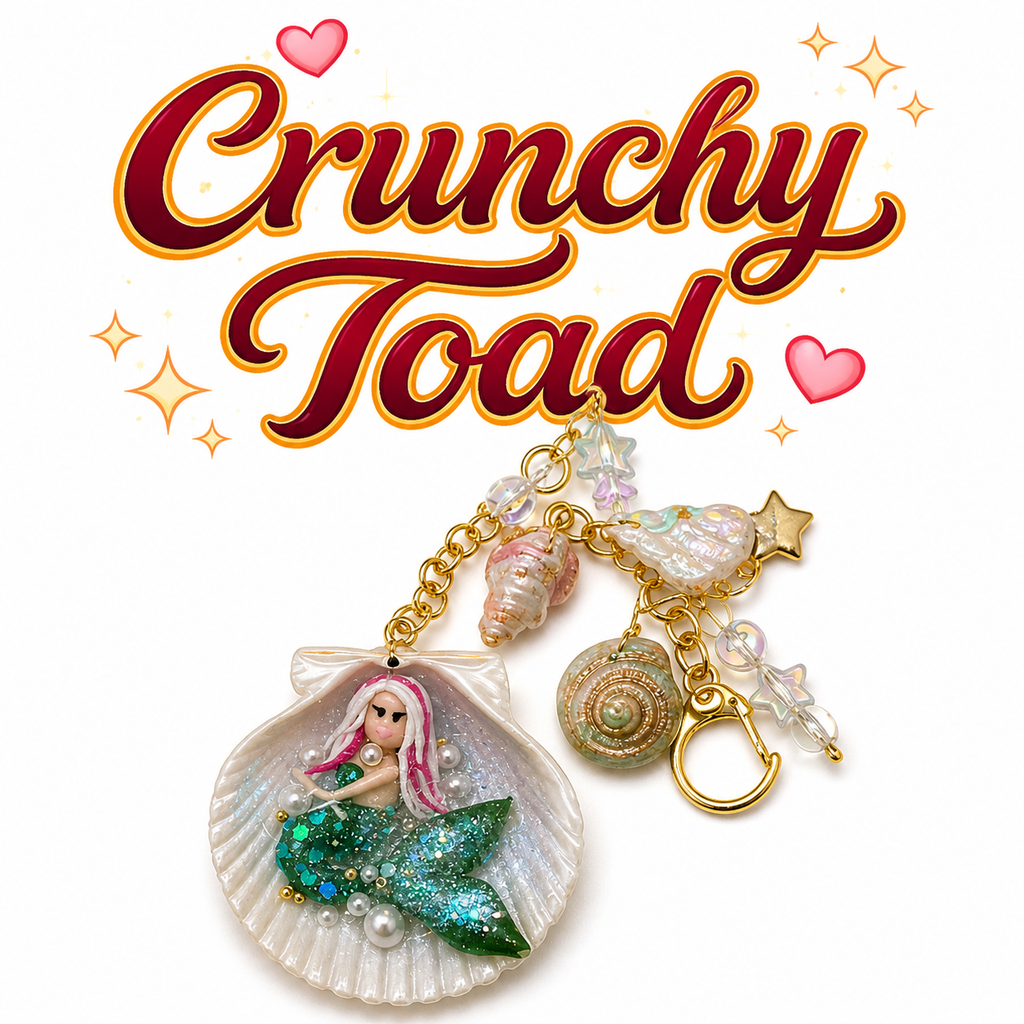 Mermaid Shell Keychain