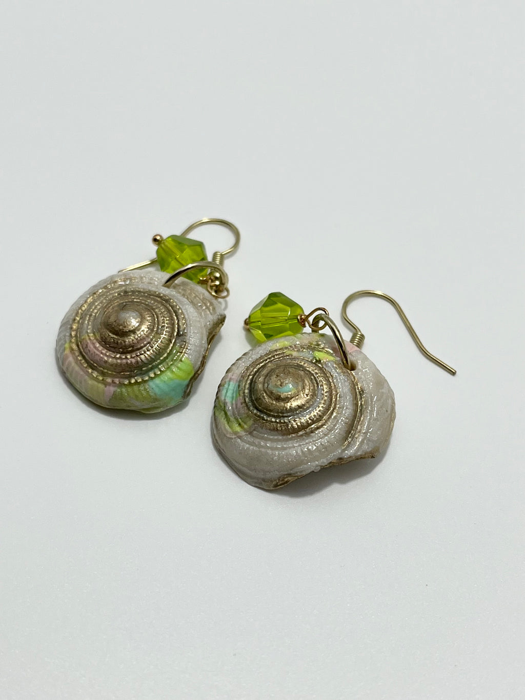 Circular Shell Earrings