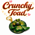 Cloverleaf Toad Charm (With Keychain)