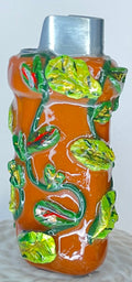 Plants in Terracotta Pot Lighter Cover