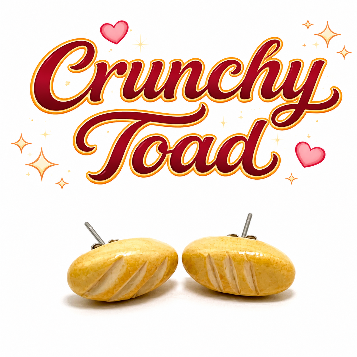 Bread Earrings
