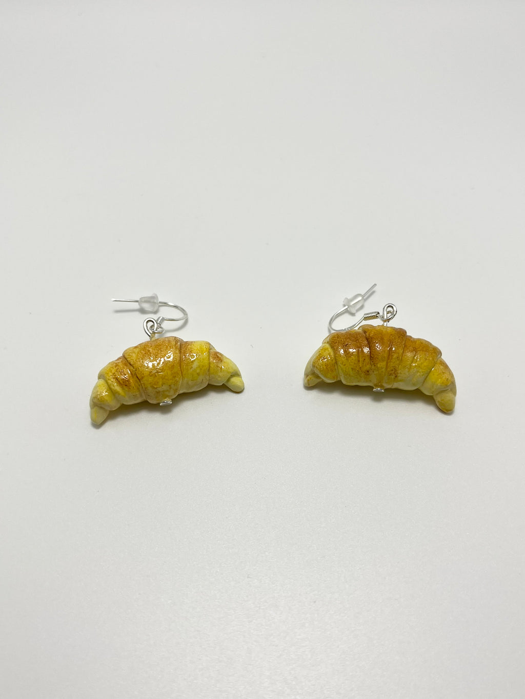 Croissant Earrings (Polymer Clay)