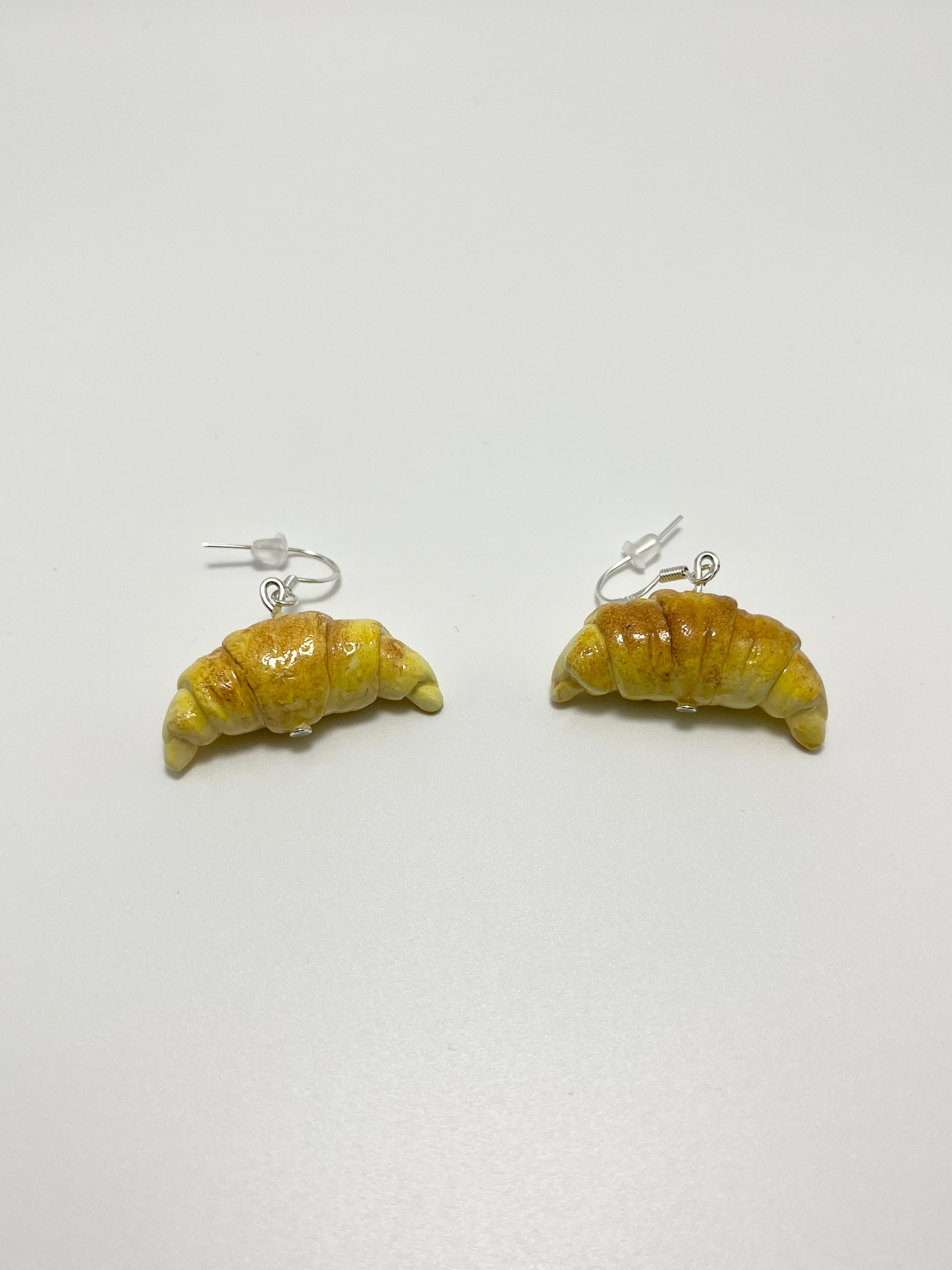 Croissant Earrings (Polymer Clay)