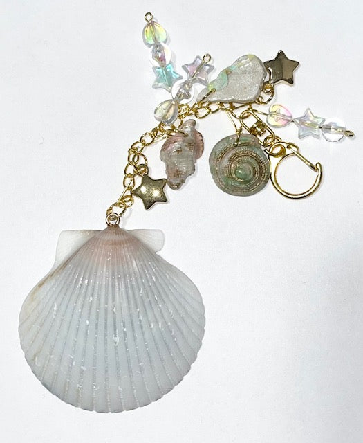Mermaid Shell Keychain
